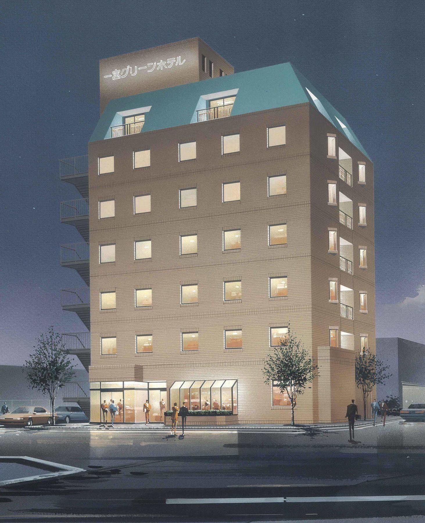 Ichinomiya Green Hotel Buitenkant foto
